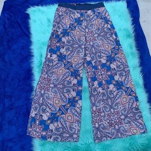 Anthropologie Elevenses bohemian palazzo Pants